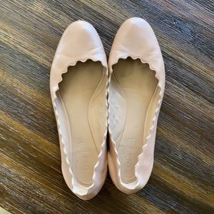Lauren Scalloped Ballet Flat CHLOE